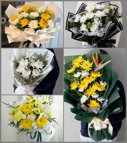 广东肇庆市怀集县凤岗镇圩镇社区白事花束代送